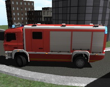 3д пожарная машина
